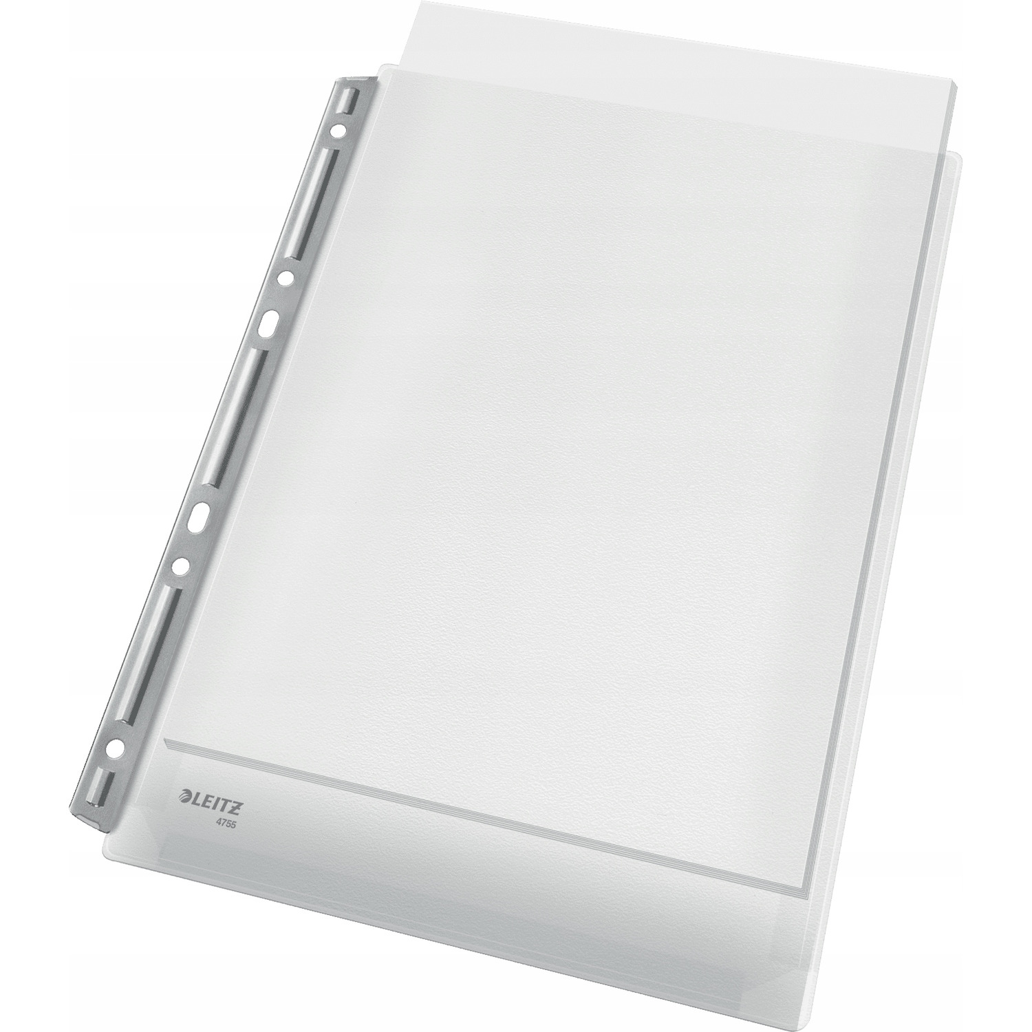 Koszulki na katalogi A4 LEITZ z metalową krawędzią 170 mic. 47553003