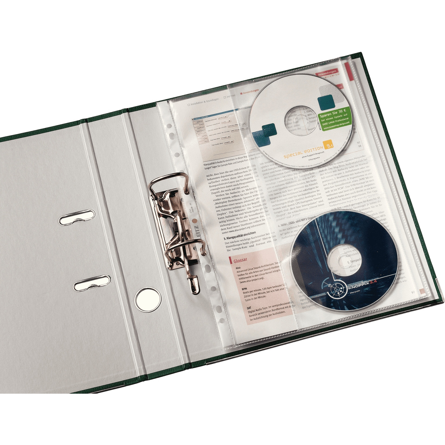 Koszulki na dokumenty i CD LEITZ Combo 47613103