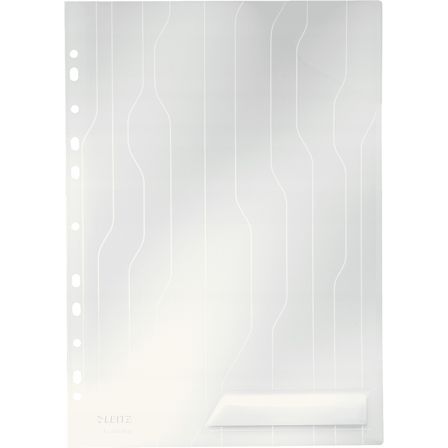 Folder LEITZ Combifile biały przezroczysty folia (5szt) 47260003