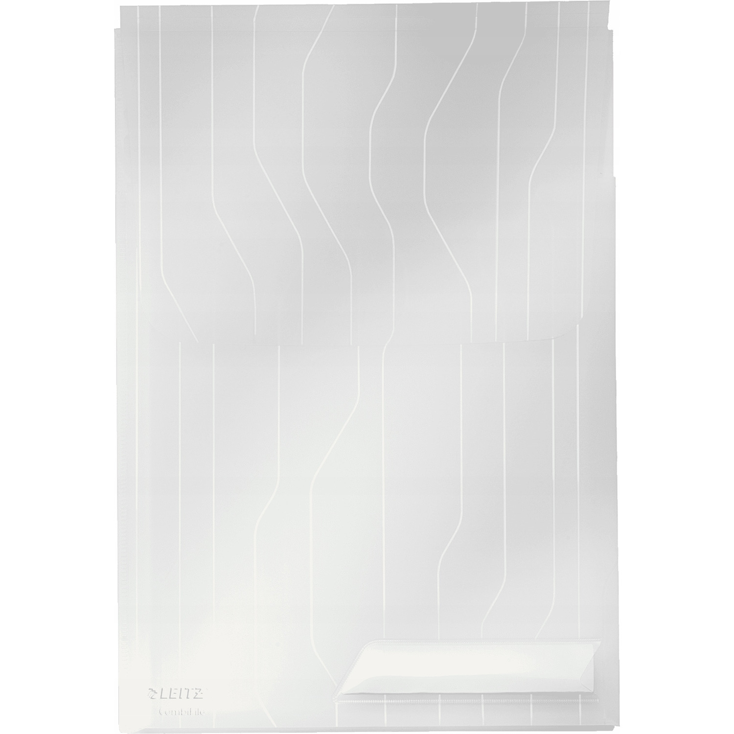 Folder LEITZ Combifile poszerzany biały przezroczysty (3szt) 47270003