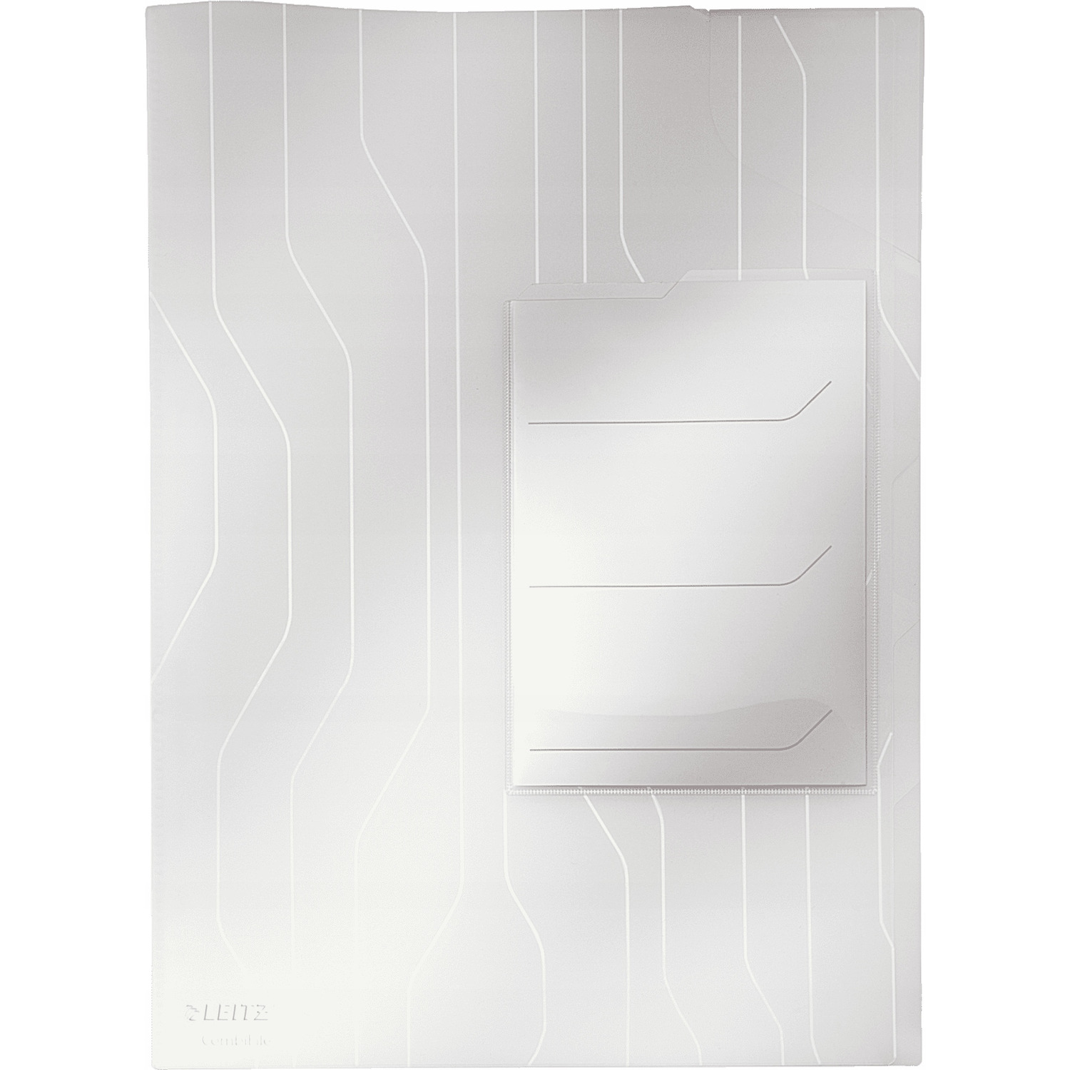 Folder LEITZ Combifile z przekładkami biały folia (3szt) 47290003