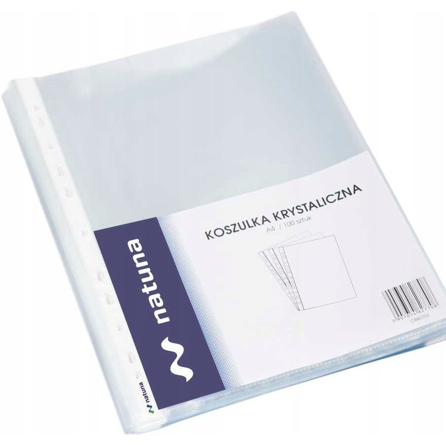 Koszulki krystaliczne DATURA A4 45mic. (100szt) folia