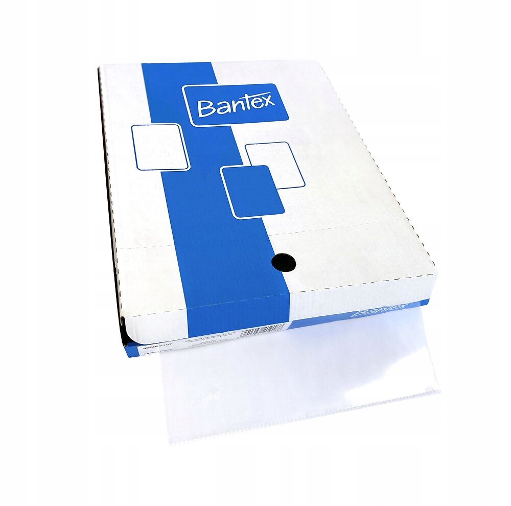 Obwoluta krystaliczna A4 PP 100mic (100szt) pudełko BANTEX