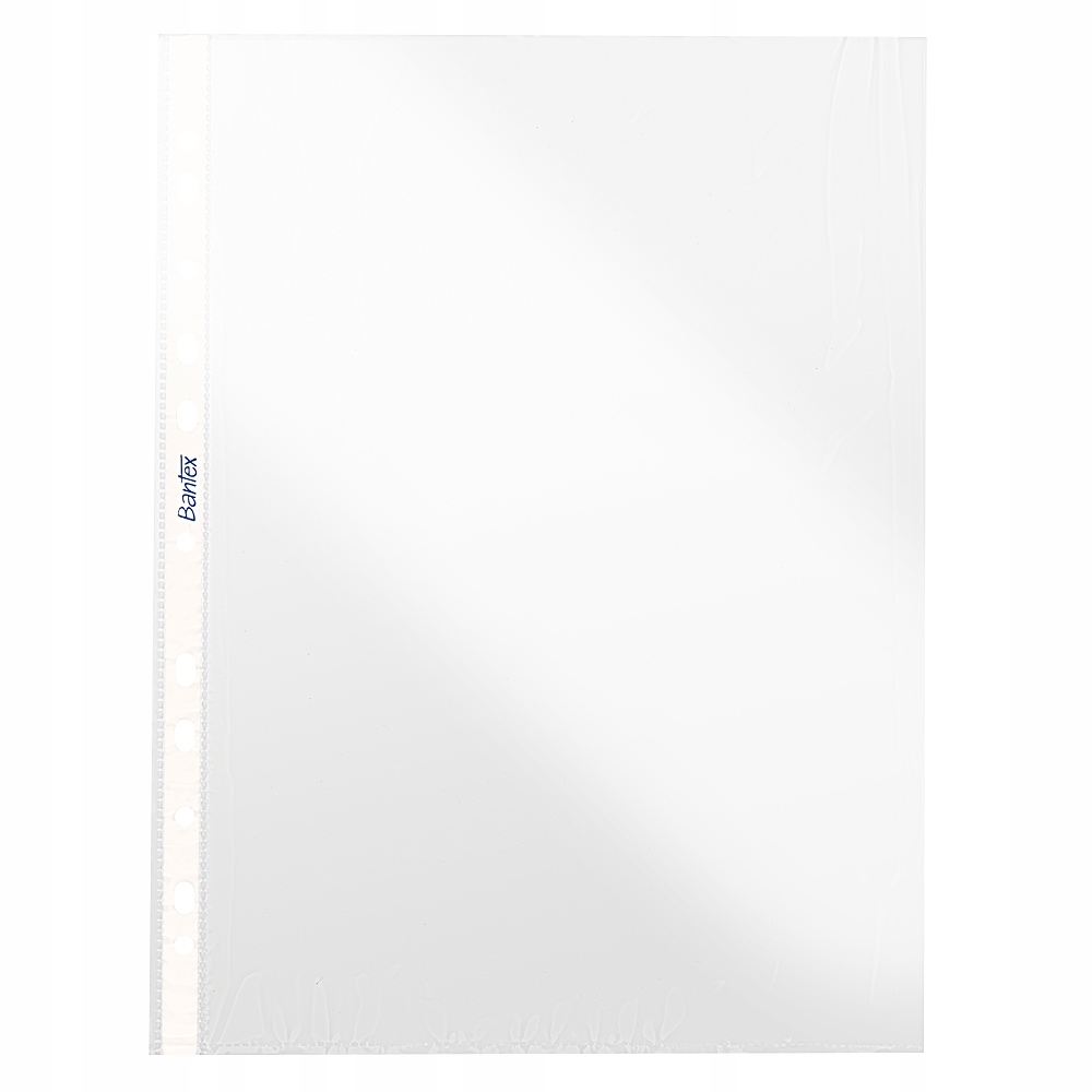 Koszulki krystaliczne BANTEX A4 45mic. w kartonie (100szt) 100550096