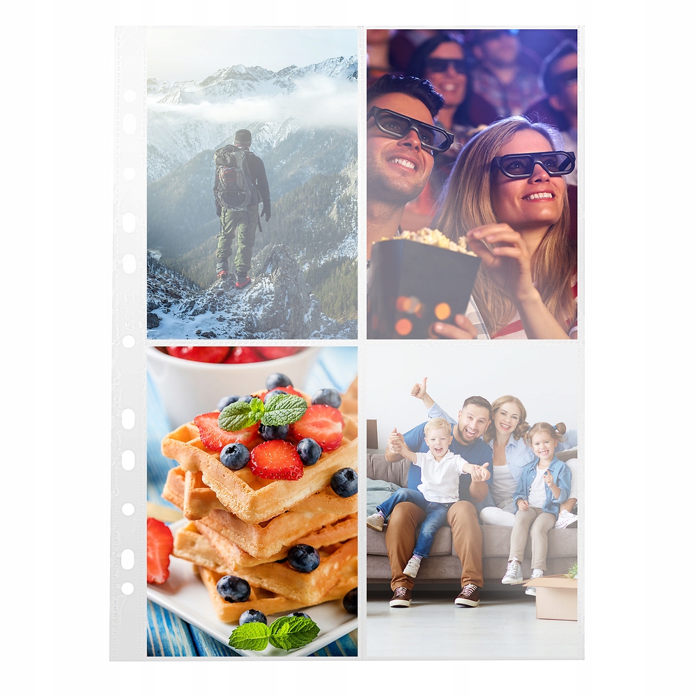 Koszulki groszkowe A4 40mic Bantex