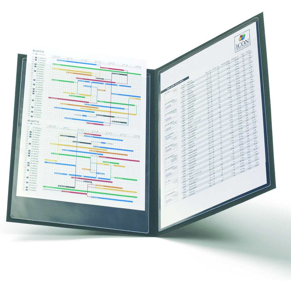 Samoprzylepne kieszenie 3L A4 w pełnych formatach 10090