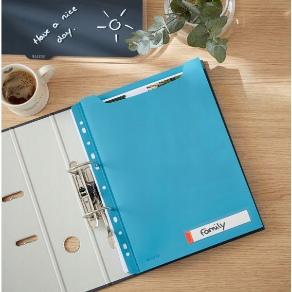 Koszulka o zwiększonej pojemności Leitz Cosy niebieska 46680061