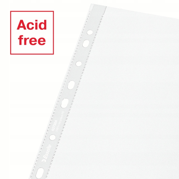 Koszulka groszkowa Recycled Premium PP 100 mic. A4 MAXI opakowanie 50sztuk 627504 ESSELTE