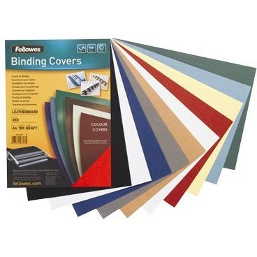 Okładki skóropodobne FELLOWES (100szt) jasnoniebieskie 5371403