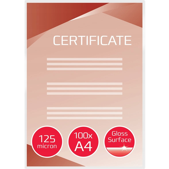 Folia do laminacji GBC A4 125 mikr (100szt) - EZ 3200723