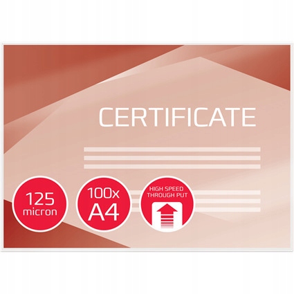 Folia do laminacji GBC HighSpeed 125 mikr (100szt) 3747348