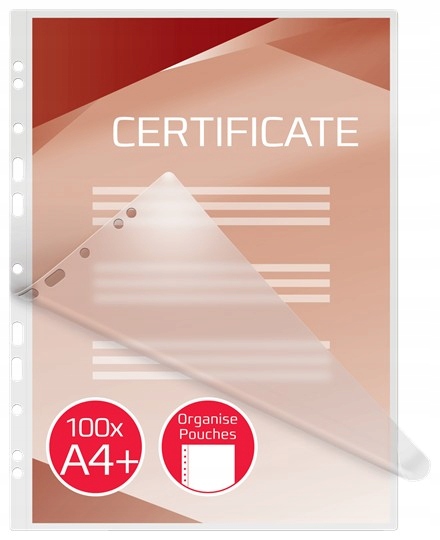 Folia do laminacji GBC A4+ z perforacją 125 mikr (100szt) 3743156