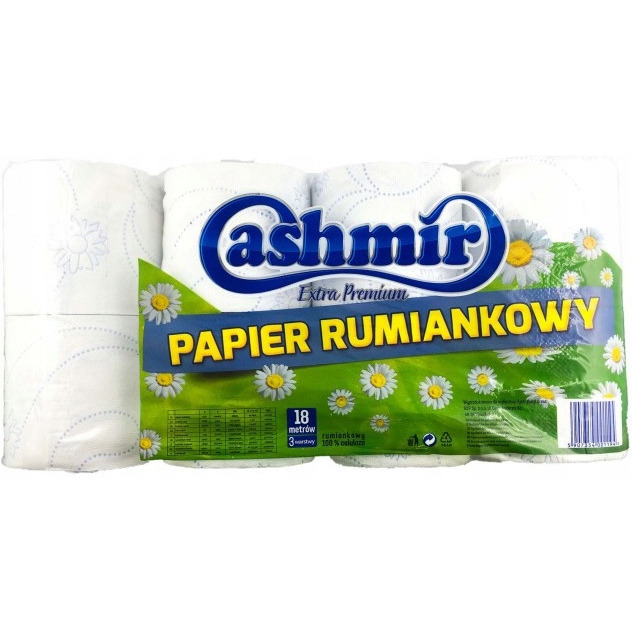 Papier toaletowy  (8szt.) 3-w rumianek 224218 CASHMIR