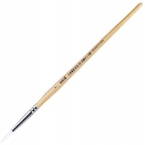 Pędzle nylonowe okrągłe NIKI4 NR 7