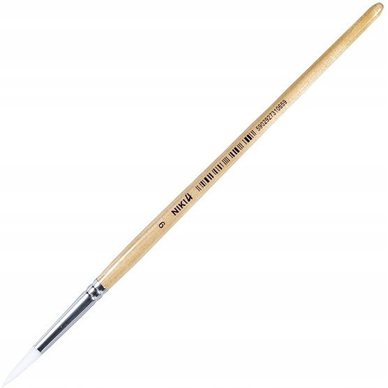 Pędzle nylonowe okrągłe NIKI4 NR 9