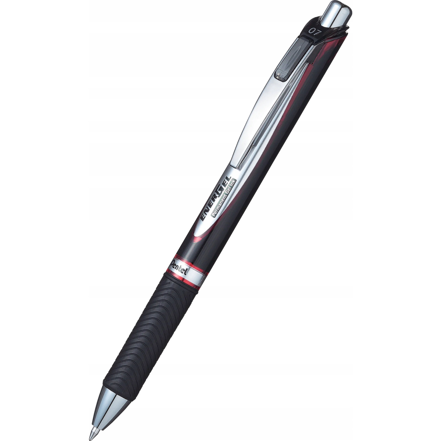 Pióro kulkowe BLP77-BP1B czerwone Energel automatyczny 0.7mm PENTEL