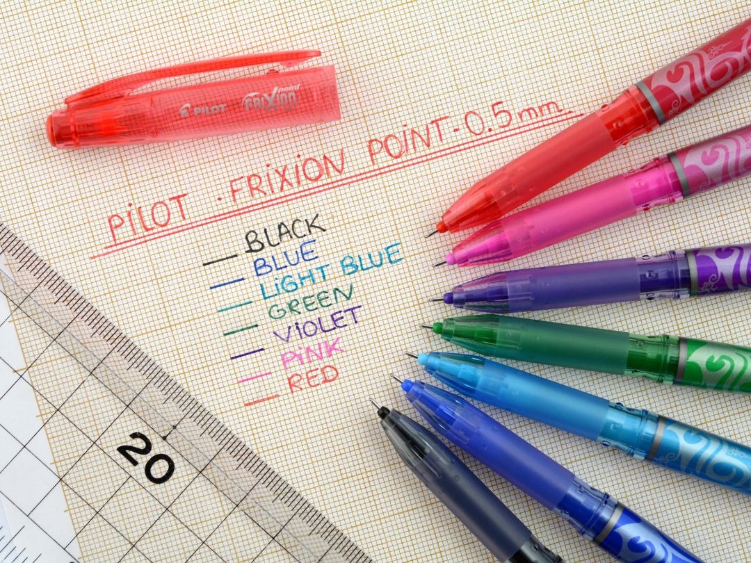 Pióro kulkowe FRIXION Point czerwone PILOT