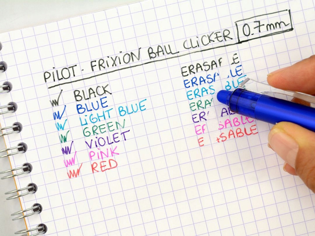 Pióro kulkowePILOT FRIXION CLICKER czarne PIBLRT-FR7-B