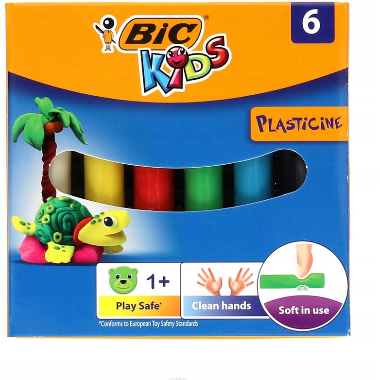 Plastelina szkolna BIC op. 6 kol. 947712 BIC