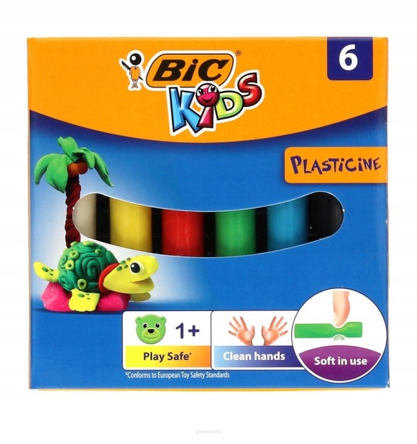 Plastelina szkolna BIC op. 6 kol. 947712 BIC