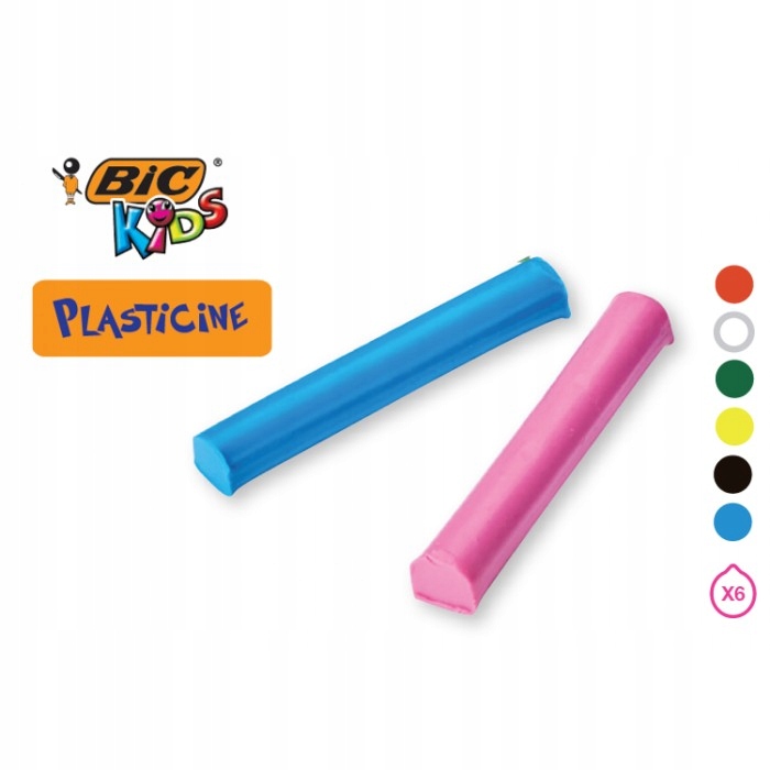 Plastelina szkolna BIC op. 6 kol. 947712 BIC