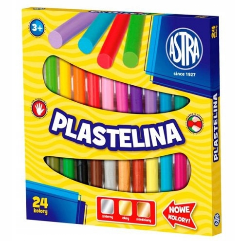 Plastelina Astra 24 kolory; 303110001  ASTRA