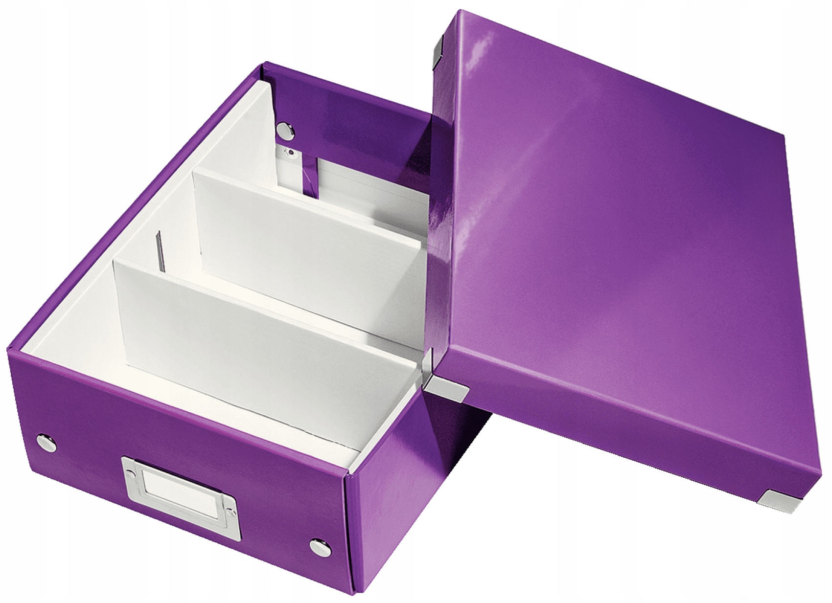 Pudełko z przegródkami LEITZ C&S małe fioletowe 60570062