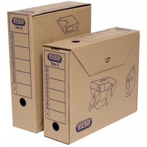 Pudło archiwizacyjne TRIC 0 265x95x340mm brązowe ELBA 100552623