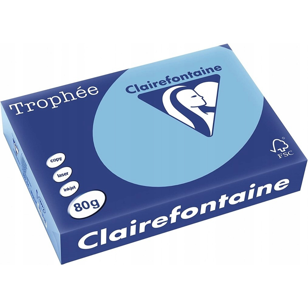 Papier xero A4 80g TROPHEE pastelowy lawendowy XCA41972 CLAIREFONTAINE
