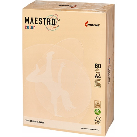 Papier xero MAESTRO COLOR A4 80g CR20_kremowy