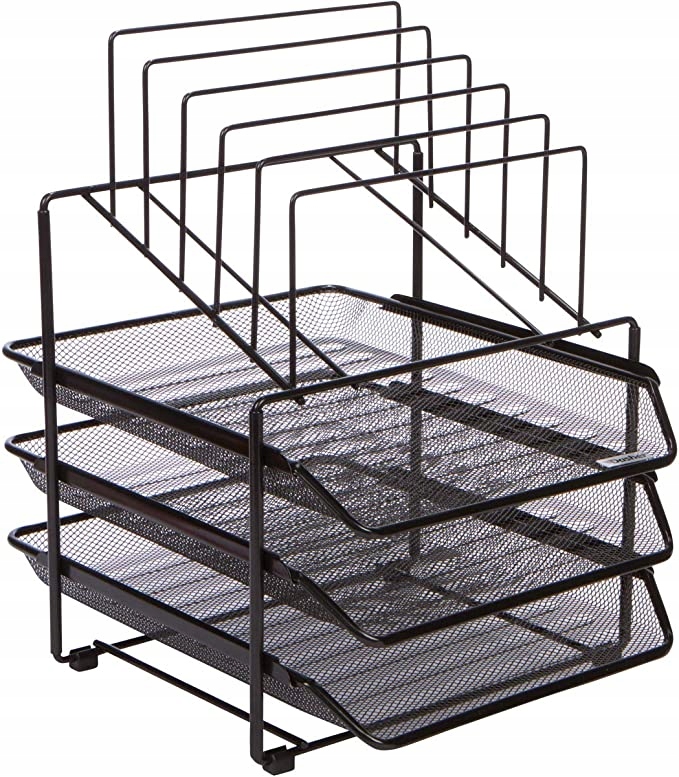 Przybornik na biurko GR-1776 czarny metalowy GRAND 120-1486