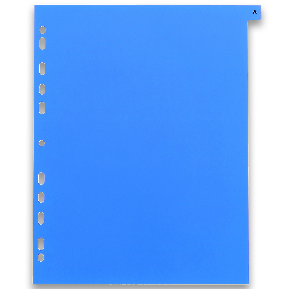 Przekładki A4 MAXI A-Z kolor PP alfabetyczne ELBA 100204733