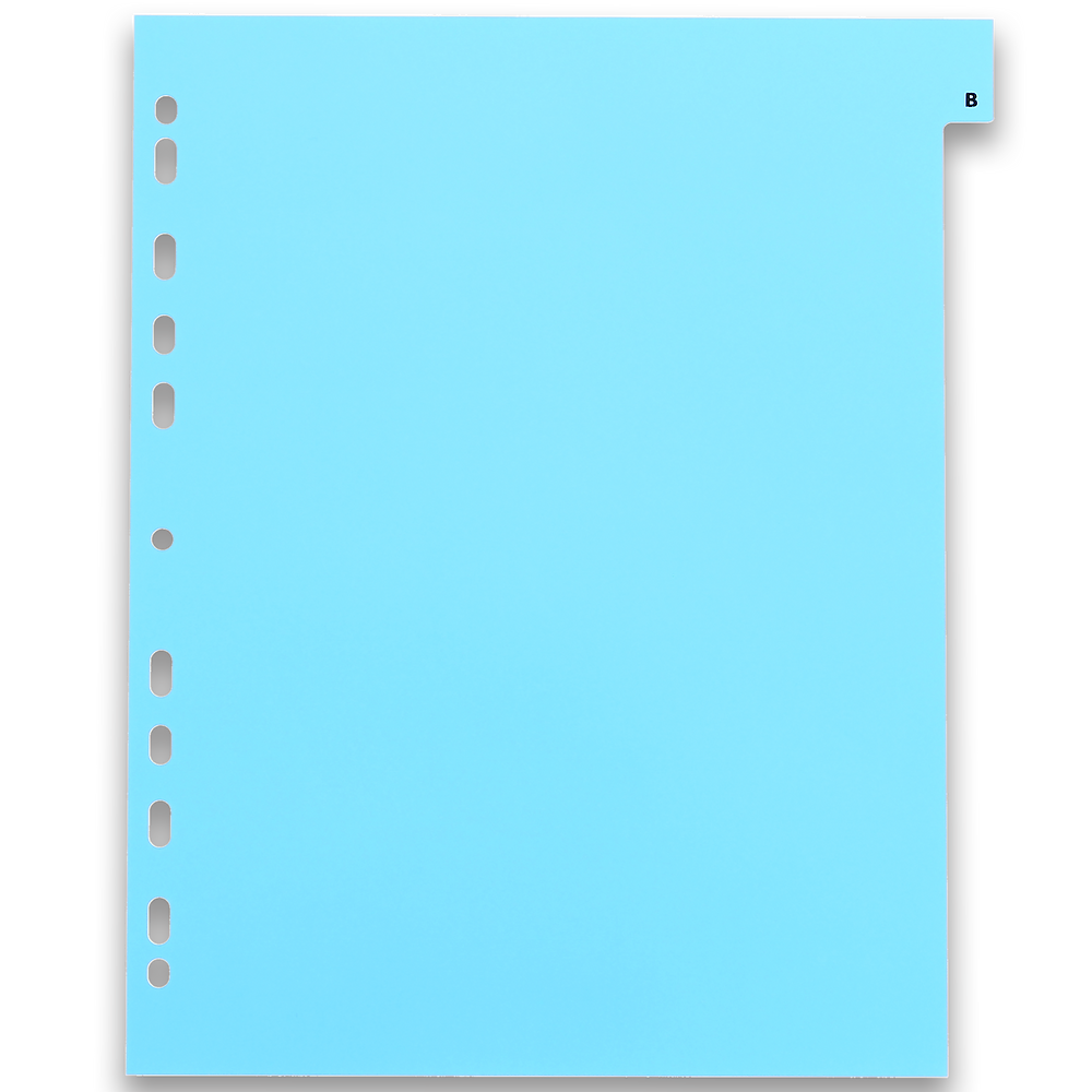 Przekładki A4 MAXI A-Z kolor PP alfabetyczne ELBA 100204733