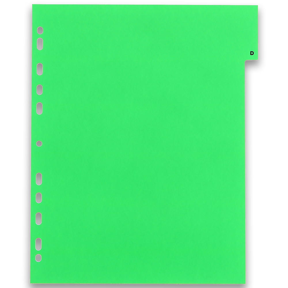 Przekładki A4 MAXI A-Z kolor PP alfabetyczne ELBA 100204733