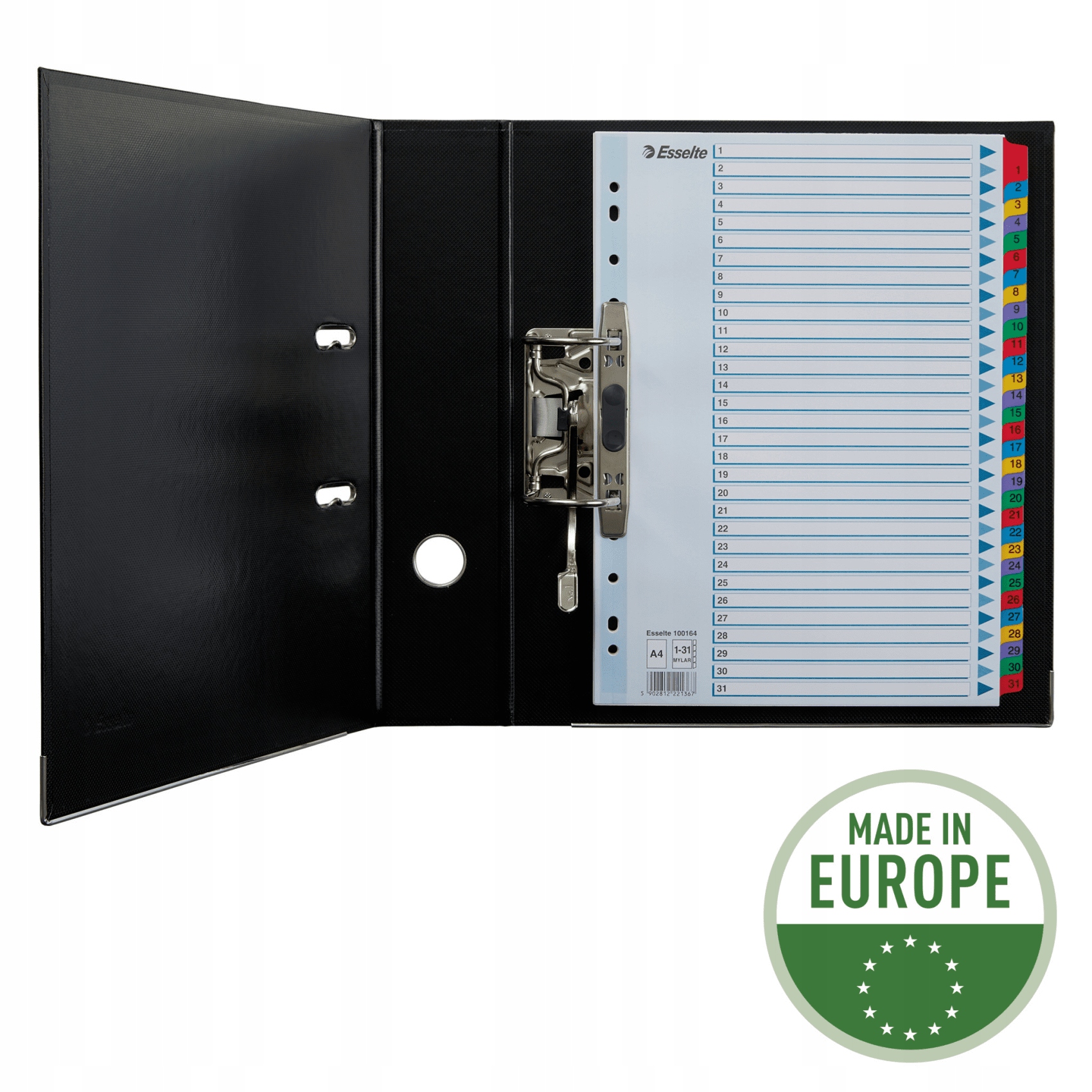 Przekładki kartonowe MYLAR A4 1-31 100164 białe ESSELTE