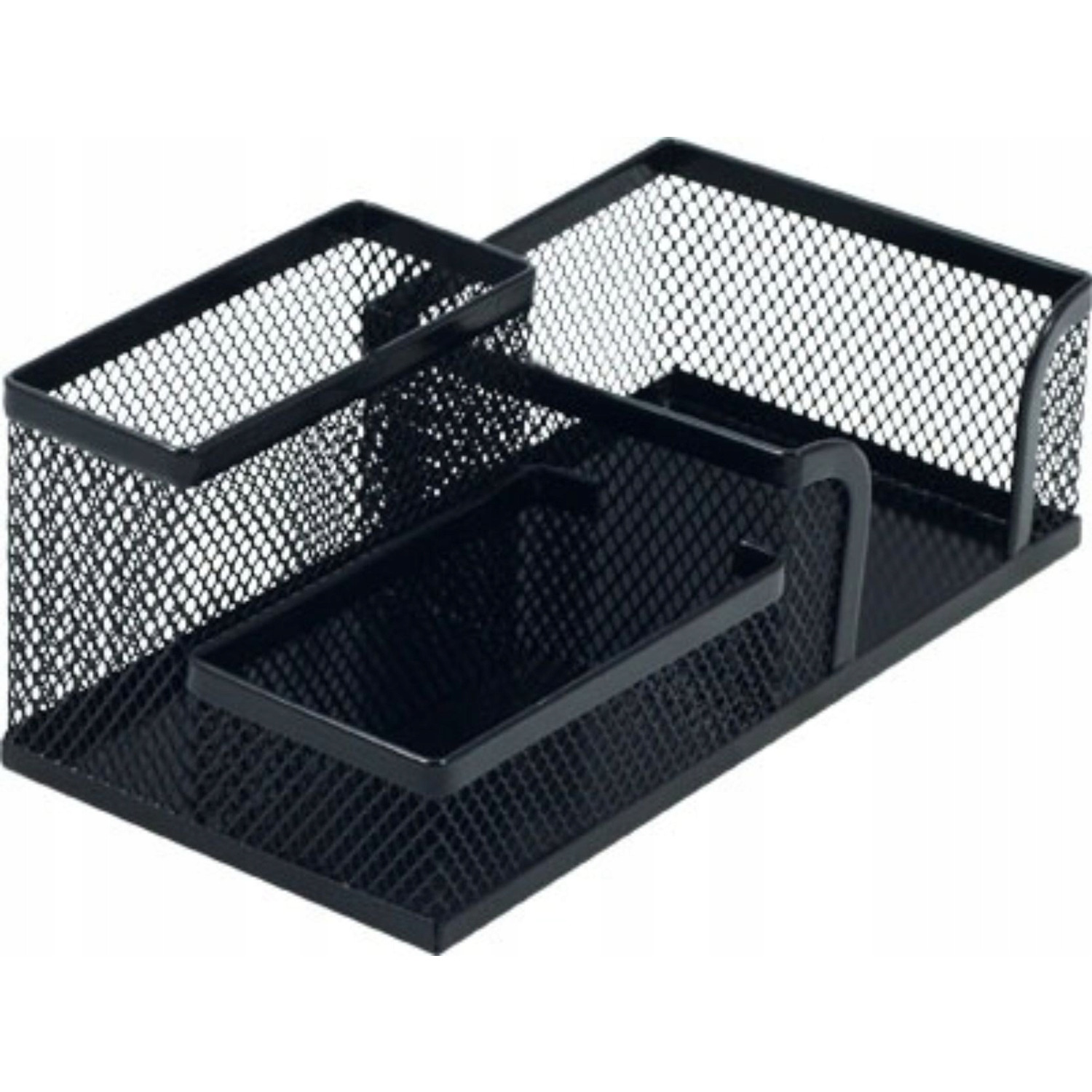 Przybornik na biurko MW-218 czarny metalowy GRAND 120-1334