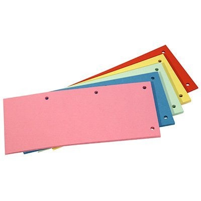 Przekładki kartonowe 1/3 A4 DATURA żółte 100sztuk