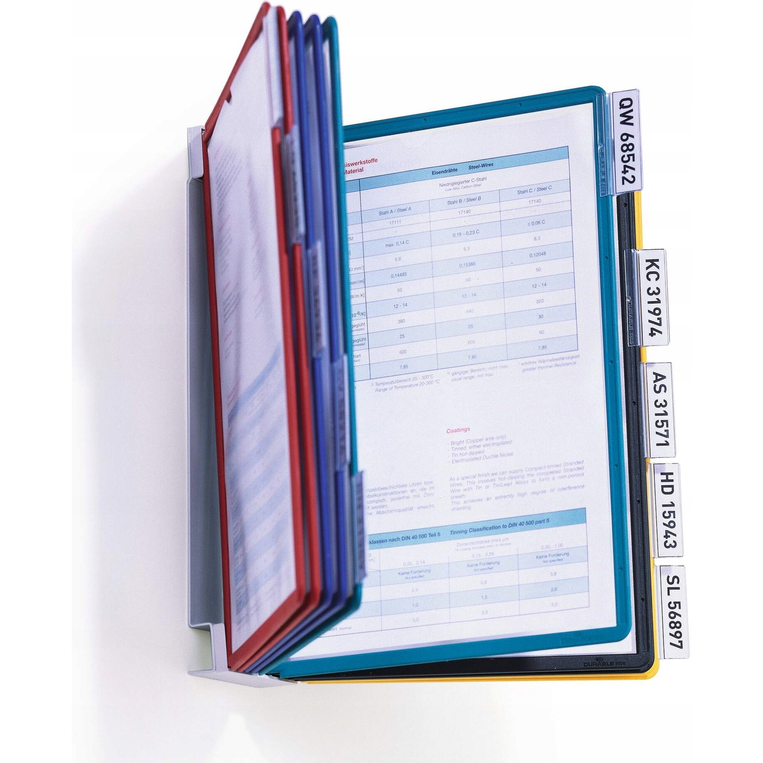 Podstawa stołowa na 10 paneli A4 DURABLE VAIRO 5567-00