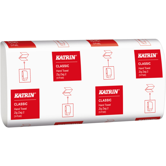 Ręcznik ZZ KATRIN biały 36180 2w 20x150listk CLASSIC 431468/65944 karton
