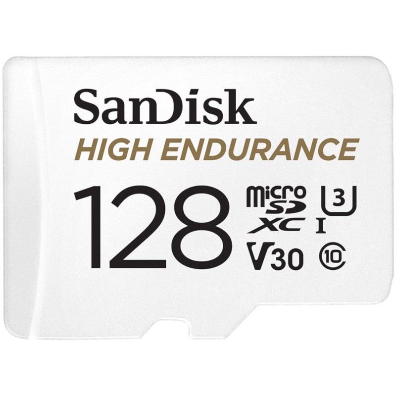 Karta microSD High Endurance microSDXC 128GB  monitoring
