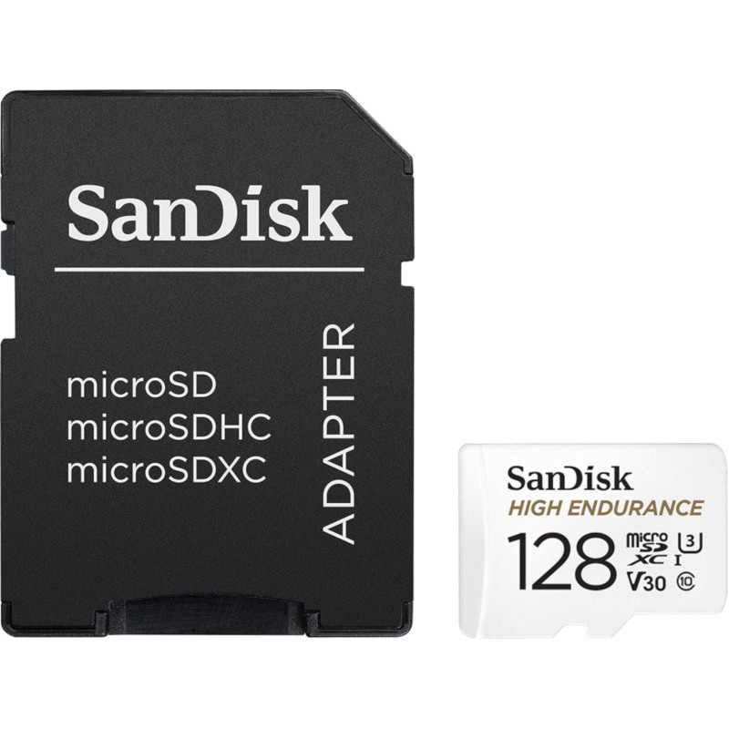 Karta microSD High Endurance microSDXC 128GB  monitoring