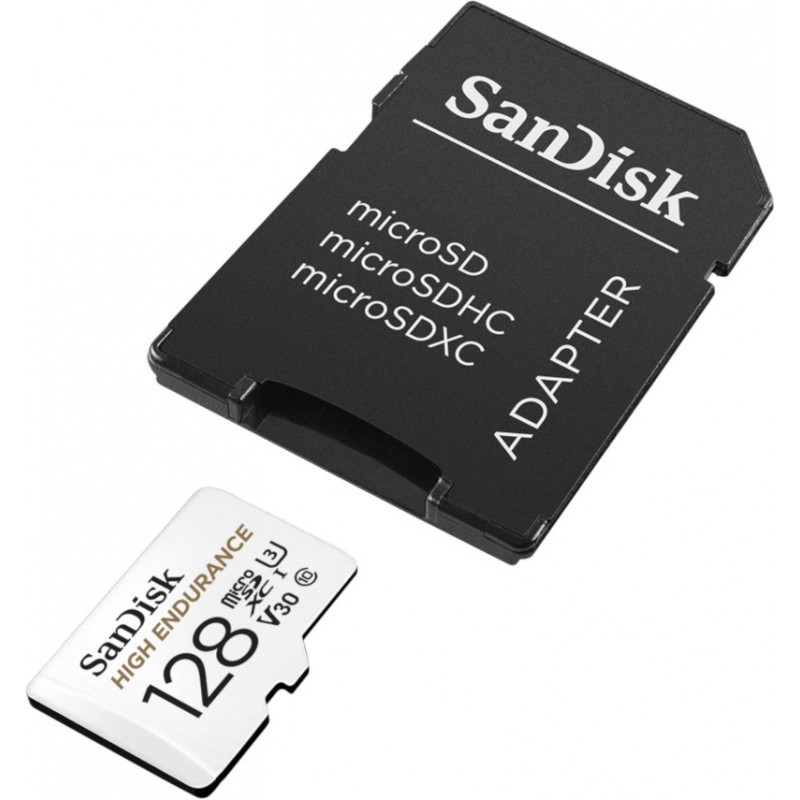 Karta microSD High Endurance microSDXC 128GB  monitoring
