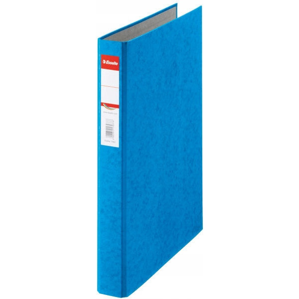 Segregator Esselte Rainbow A4 z 2 kółkami, grzbiet 42 mm, niebieski, , 17933