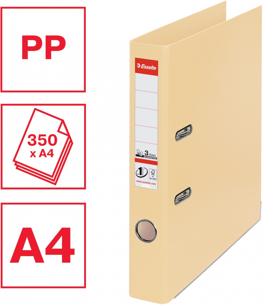Segregator A4/50mm z mechanizmem beżowy 21870 No.1 ESSELTE