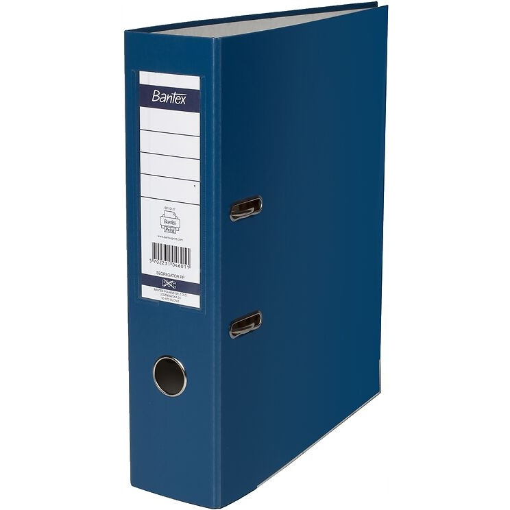 Segregator BANTEX A4/50mm granatowy z szyną 100551796
