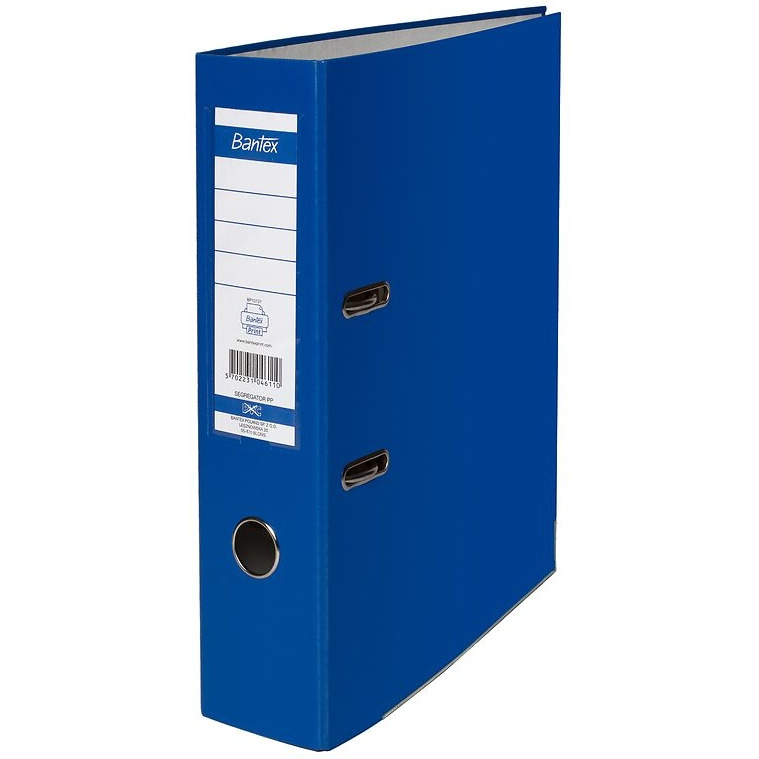 Segregator BANTEX A4/50mm jasnoniebieski z szyną 100551802