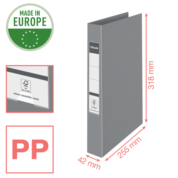 SegregatorA4 z mechanizmem COLOUR"ICE niebieski 626497 ESSELTE