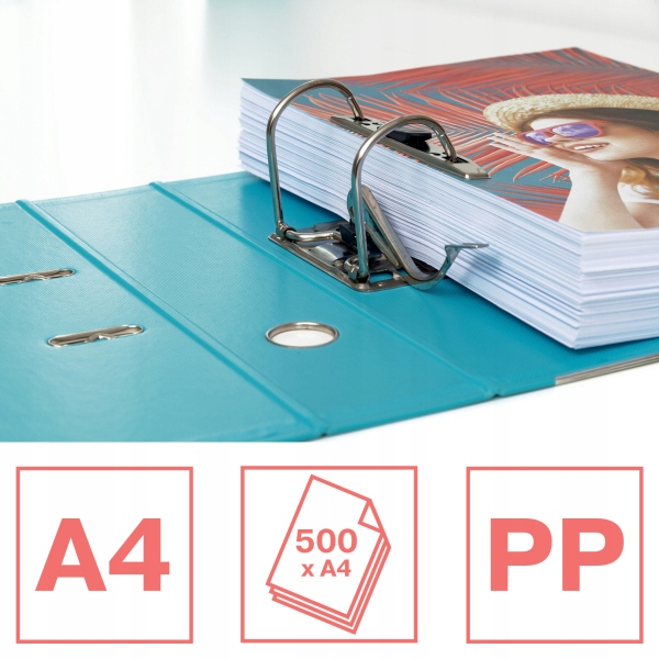 Segregator A4/75mm COLOUR"ICE niebieski No.1 ESSELTE 626504