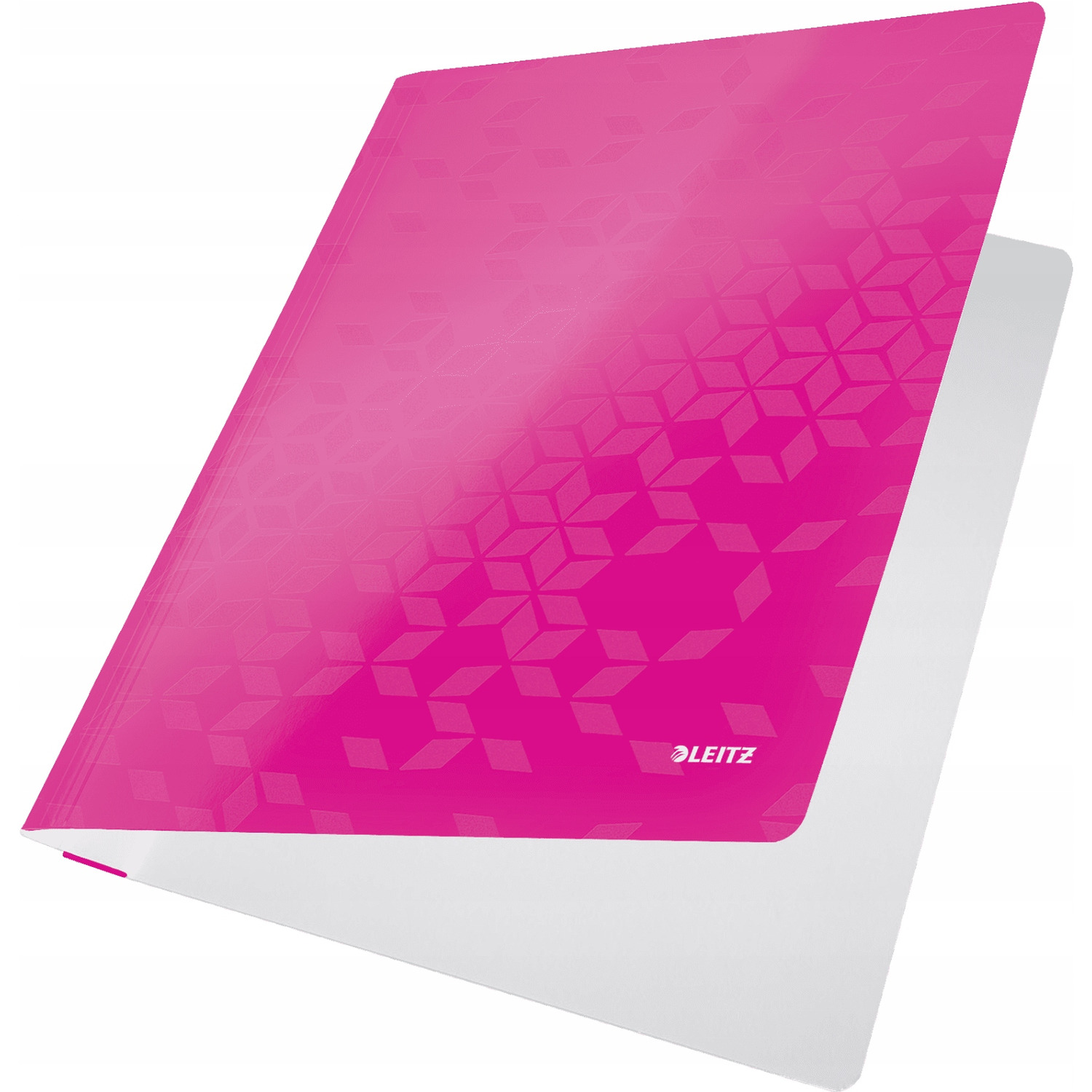 Skoroszyt kartonowy LEITZ różowy WOW 30010023
