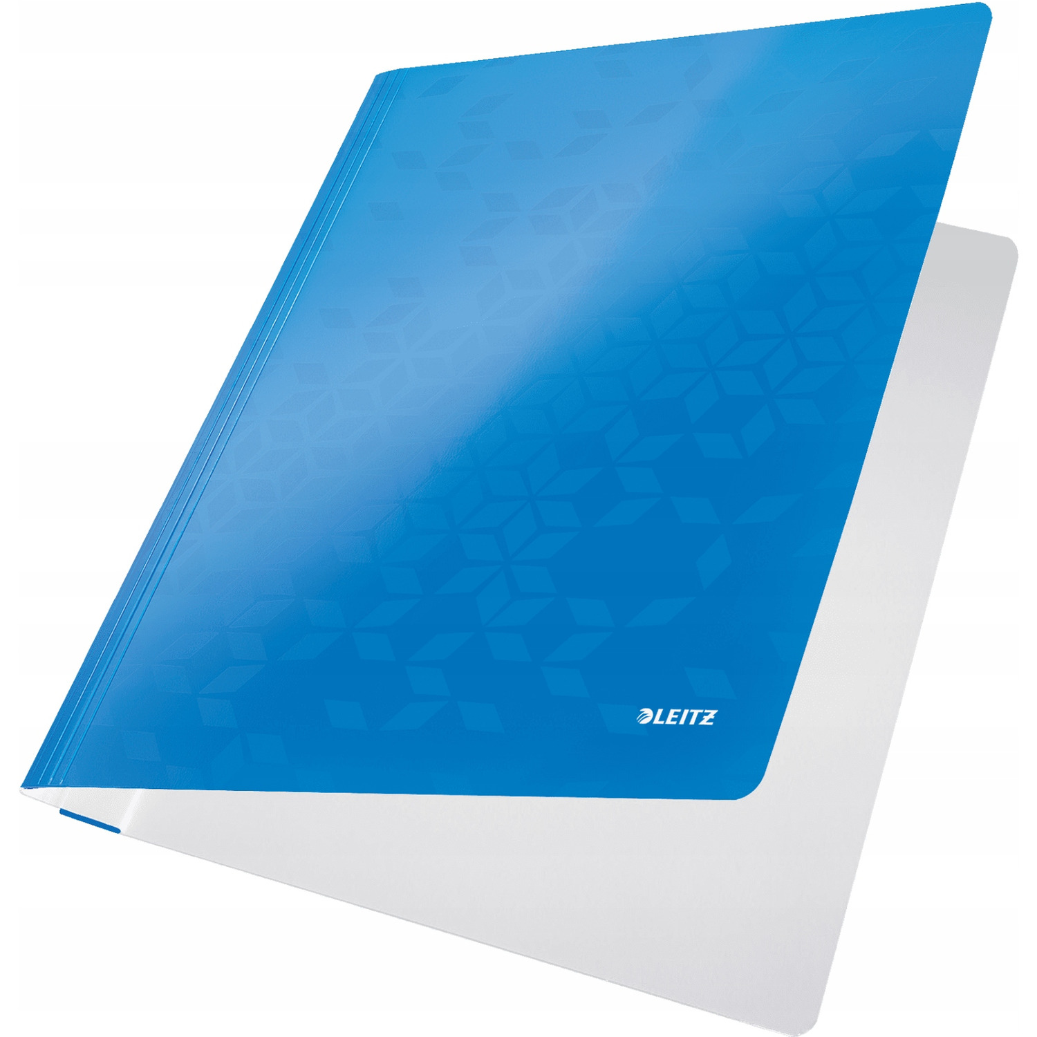 Skoroszyt kartonowy LEITZ niebieski WOW 30010036